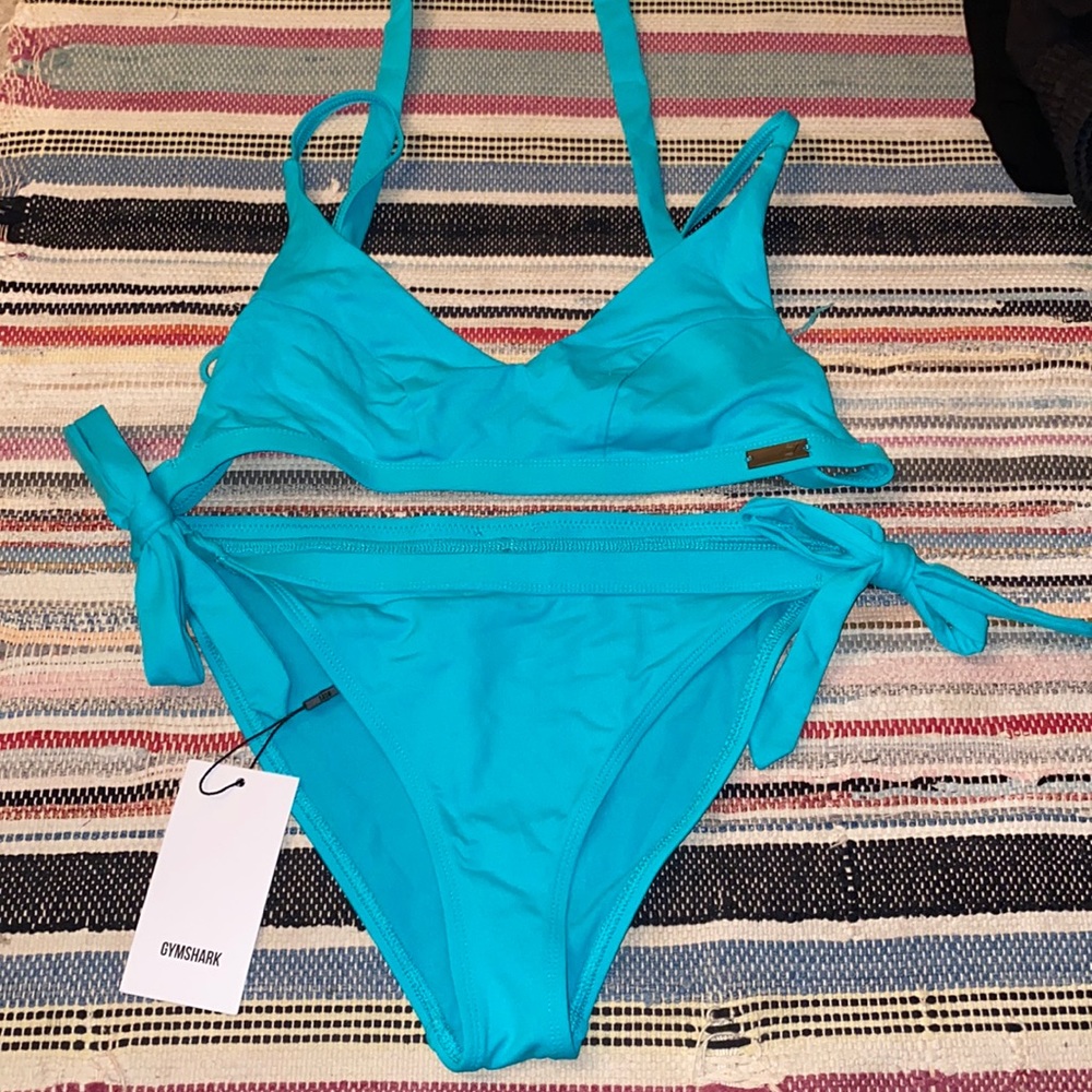 Tropical sea blue (horizon bikini set)